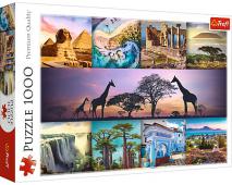 Puzzle 1000 Collage - Africa
