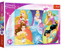 Puzzle 100 Disney Princezny