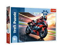 Puzzle 100 Rýchle motorky