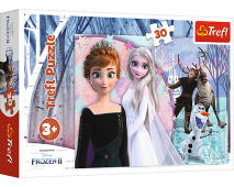 Puzzle 30 Magická Frozen 2