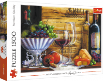 Puzzle 1500 Víno s hroznom