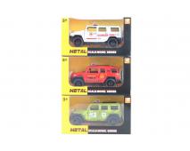 Kovové auto SUV 3 druhy 13x7x6cm
