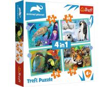 Puzzle 4v1 Discovery Animal Planet