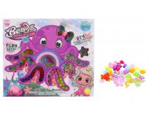 Korálky plast chobotnice 27x23cm