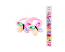 Gumičky do vlasov motýle 2ks  7 cm