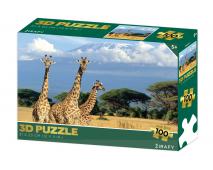 Puzzle 3D - Žirafy