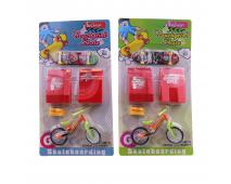 Skateboard na prst s bicyklom
