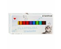 Plastelína Starpak 12 farieb