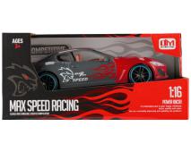 Auto športové červeno-šedé 1:16 32x15x14