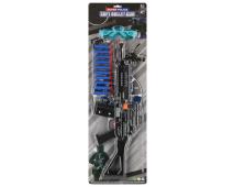 Pištoľ softová s 10 nábojmi 22x70x6cm