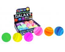 Loptička galaxy skákacia so svetlom