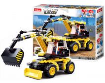 Stavebnica Kolesové rýpadlo 195ks