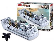 Stavebnica Army - vyloďovací čln