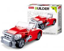Stavebnica Builder/Červený kabriolet