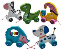 Ťahacie zvieratko - drevo