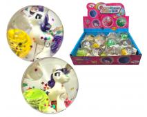 Skákacia loptička s koníkom, 6,5cm