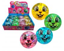 Skákacia loptička - zajko  6,5 cm