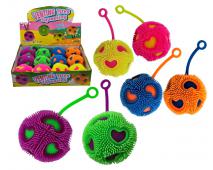 Strapatá loptička 6,5cm so svetom