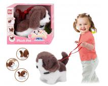 Psík na ovlád.s vôdzkou,rôzne funkcie