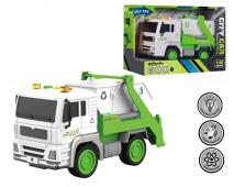 Auto s kontajnerom so svetlom a zvukom