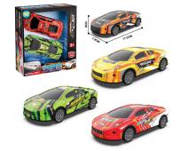 Športové kovové autá na zotrvačník, 2ks