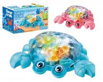 Krab na baterky, svetlo