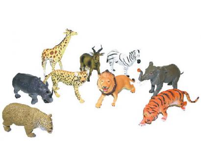 Zvieratá safari 23-31cm 12ks v dbx