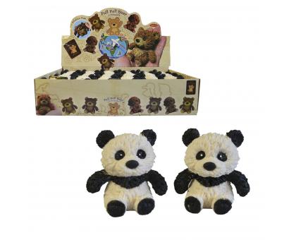 Panda softová, 8 cm, 24 ks v boxe