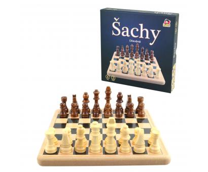 Drevené šachy 21x21cm