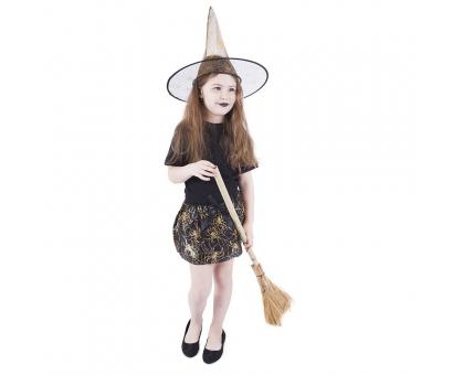 Kostým čarodejnice /hall-tutu, klobúk