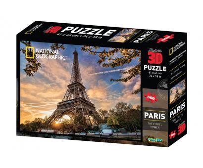 3D Puzzle Paríž 500