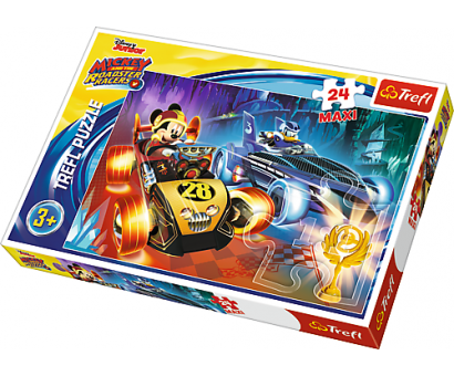 Puzzle 24 Maxi Mickey racers