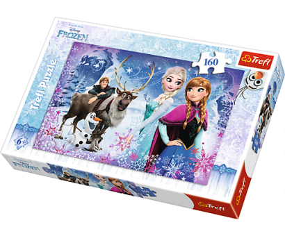 Puzzle 160 Frozen - zimné dobrodruž.