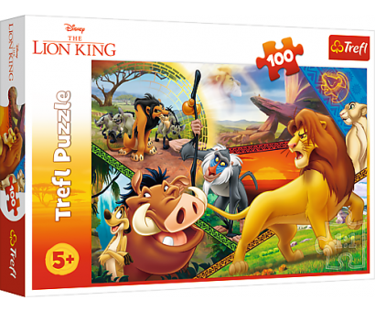 Puzzle 100 Disney Leví Kráľ