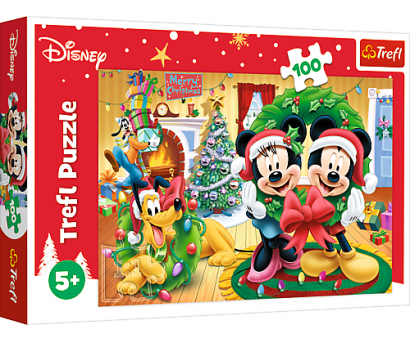 Puzzle 100 Disney - Vianočné