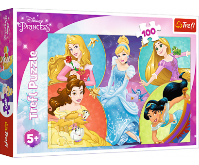 Puzzle 100 Disney Princezny