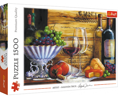Puzzle 1500 Víno s hroznom