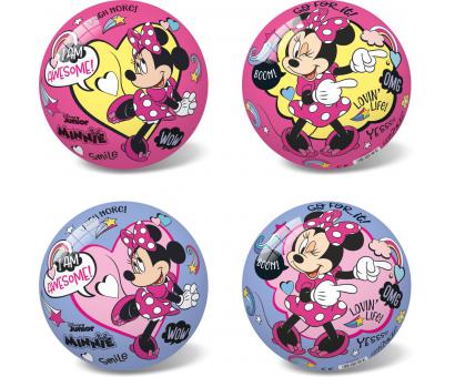 Lopta Disney Minnie ružová,fialová 14cm
