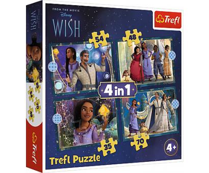 Puzzle 4v1 Wish Disney