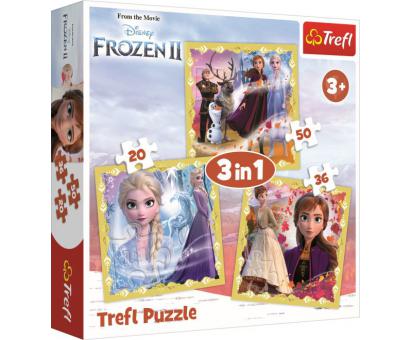 Puzzle 3v1 Frozen 2