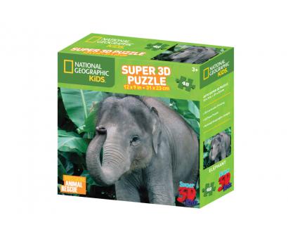 3D puzzle Slon 48 dielov
