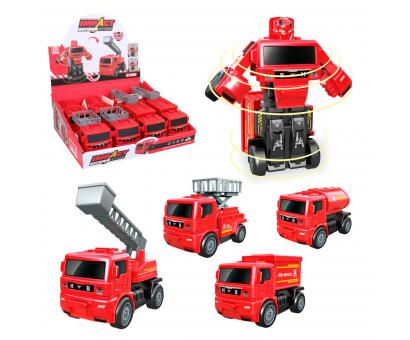 Autá hasičské meniace sa - robot