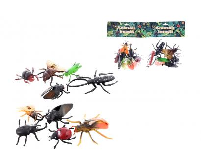 Zvieratká hmyz 2 druhy v sáčku 22x26cm