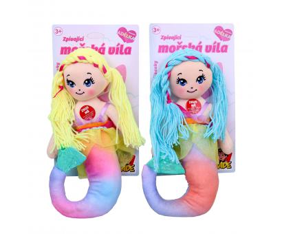 Bábika textilná - morská panna 38cm