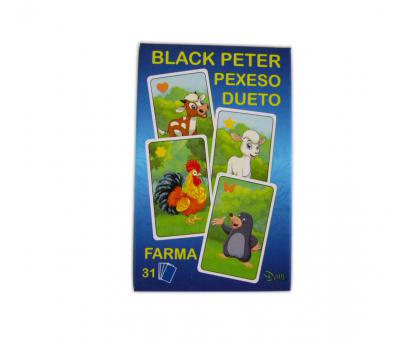 Karty Čierny Peter farma