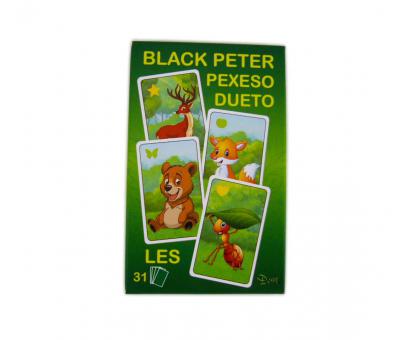 Karty Čierny Peter les