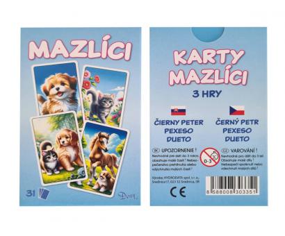 Čierny Peter Mazlíci modrý