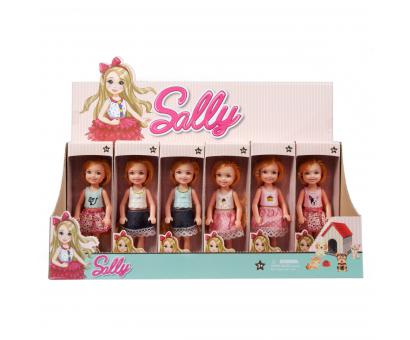 Bábika Sally 14cm, 24ks v dbx