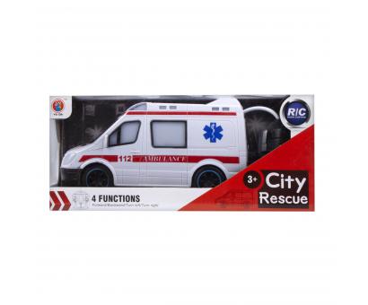 Auto ambulancia R/C 28x13cm