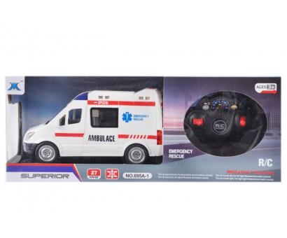 Auto ambulancia R/C 42x17x13cm